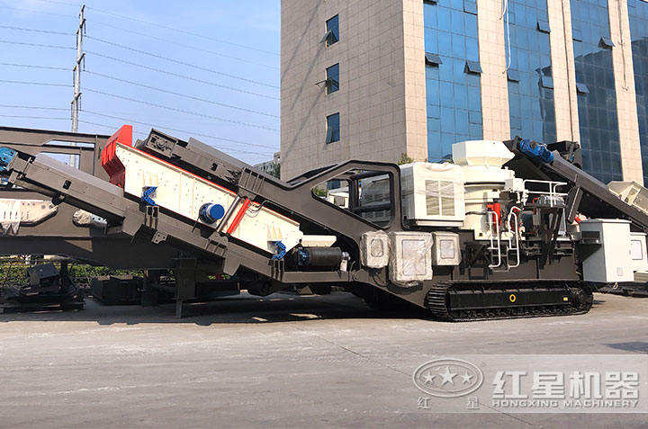 履帶式液壓驅(qū)動(dòng)破碎站近圖 履帶式液壓驅(qū)動(dòng)破碎站近圖