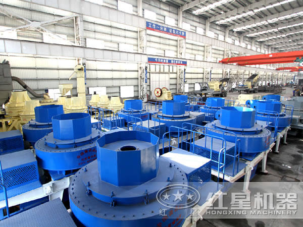 碎石制砂機(jī)生產(chǎn)車間 碎石制砂機(jī)生產(chǎn)車間