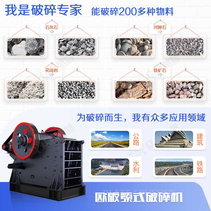 顎式破碎機能力強、應(yīng)用范圍廣