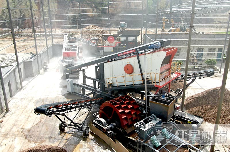 砂石骨料項目生產現(xiàn)場