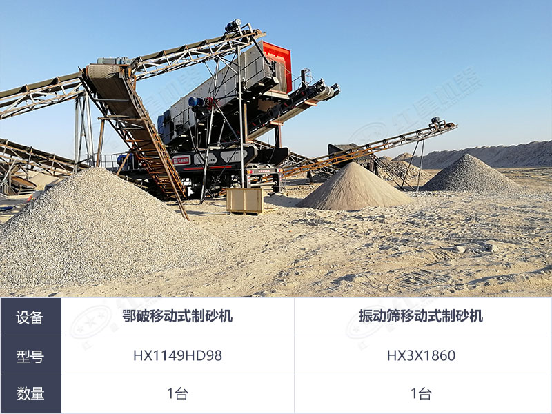 移動(dòng)式石灰石制砂生產(chǎn)線(xiàn) 移動(dòng)式石灰石制砂生產(chǎn)線(xiàn)