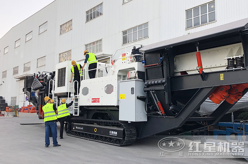 客戶來廠考察建筑垃圾處理設(shè)備 客戶來廠考察建筑垃圾處理設(shè)備