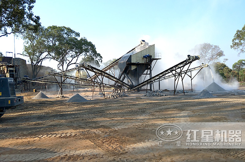 青石200t/h制砂現(xiàn)場(chǎng)實(shí)拍 青石200t/h制砂現(xiàn)場(chǎng)實(shí)拍