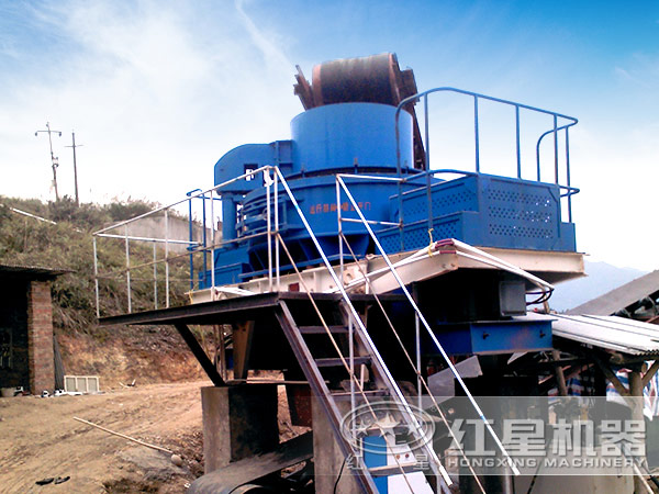 制砂機(jī)現(xiàn)場使用 制砂機(jī)現(xiàn)場使用