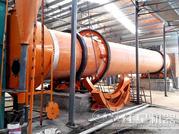 烘干機安裝、調(diào)試現(xiàn)場