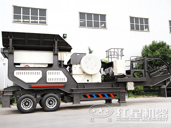 100tph小型移動顎式破碎站 100tph小型移動顎式破碎站