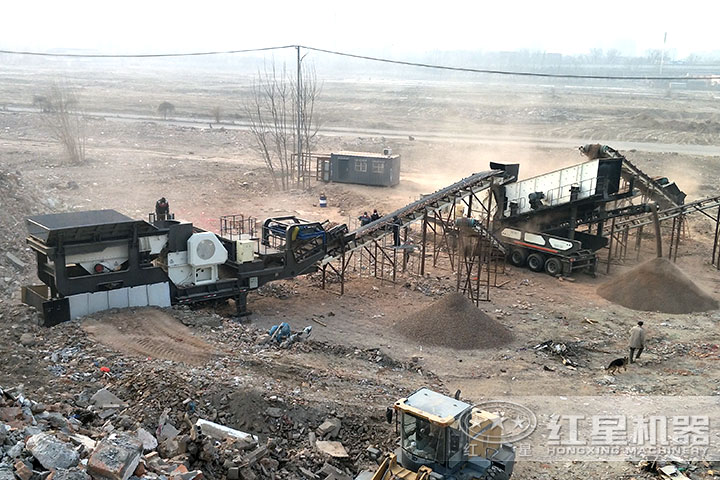 建筑垃圾處理現(xiàn)場 建筑垃圾處理現(xiàn)場