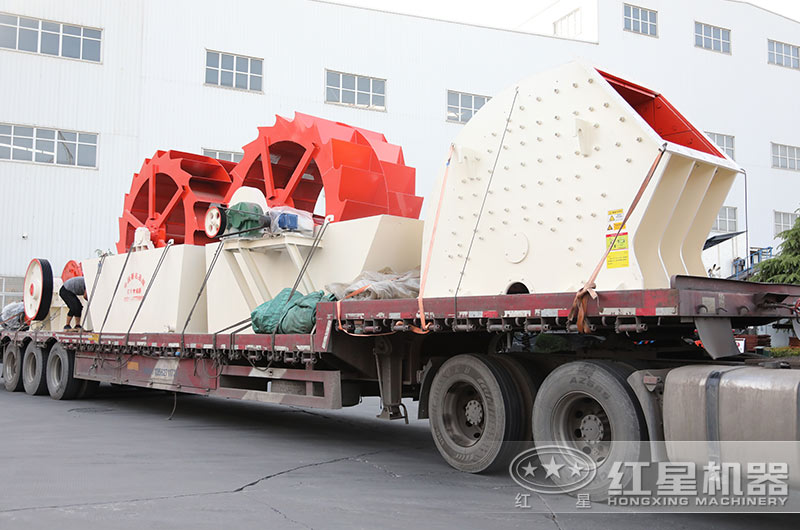 制砂、洗砂設(shè)備發(fā)貨