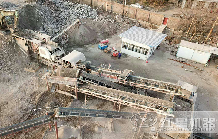 建筑垃圾制砂現(xiàn)場(chǎng) 建筑垃圾制砂現(xiàn)場(chǎng)
