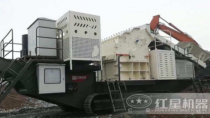 車載流動打沙機(jī)現(xiàn)場實拍