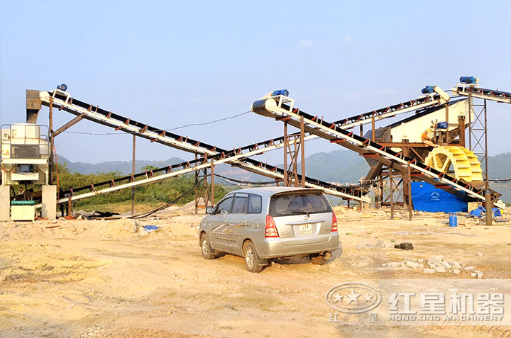 沖擊式制砂機現(xiàn)場作業(yè)圖 沖擊式制砂機現(xiàn)場作業(yè)圖