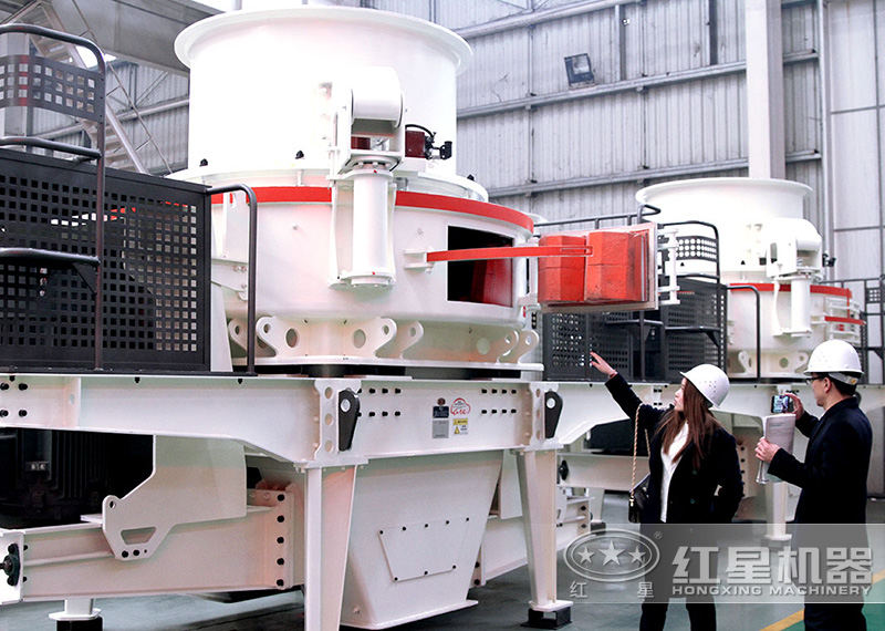 客戶參觀制砂機 客戶參觀制砂機