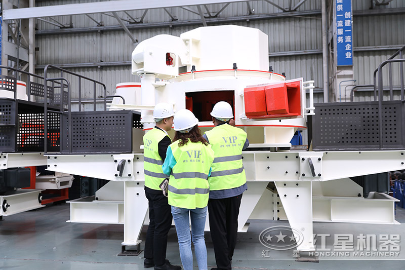 客戶參觀制砂機 客戶參觀制砂機