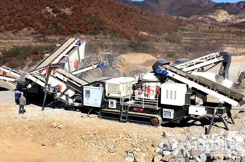 移動建筑垃圾破碎站現(xiàn)場 移動建筑垃圾破碎站現(xiàn)場