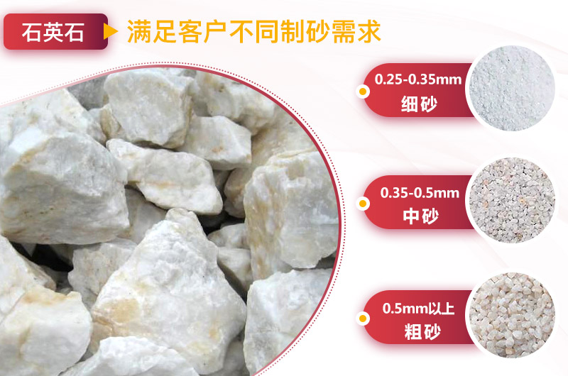 石英石制砂成品 石英石制砂成品