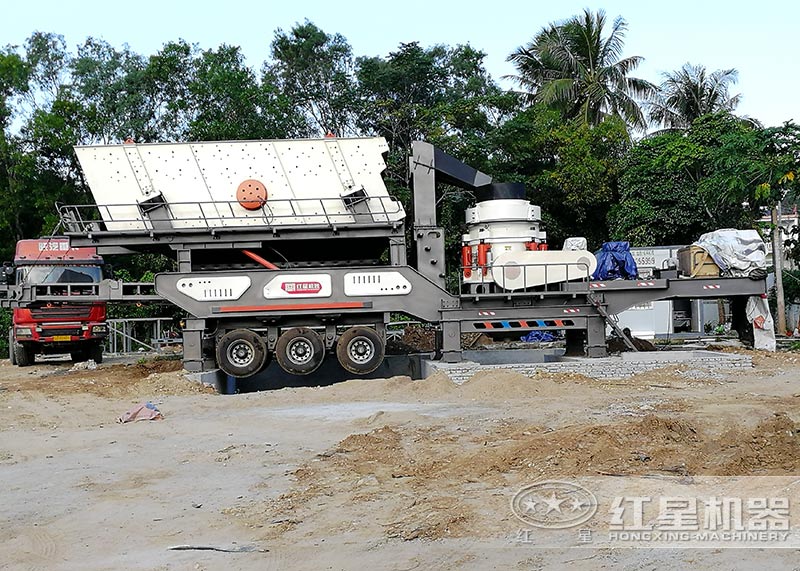 移動(dòng)圓錐破碎生產(chǎn)線 移動(dòng)圓錐破碎生產(chǎn)線