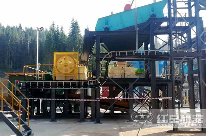 棒磨式制砂機前段破碎工序 棒磨式制砂機前段破碎工序